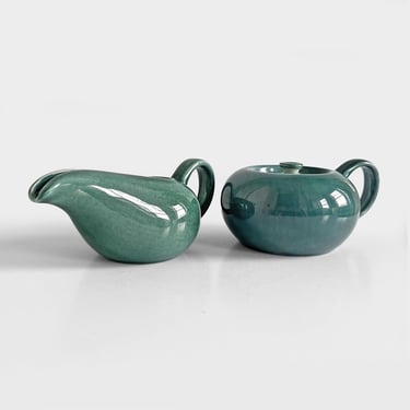 Russel Wright Seafoam Green Choice of Creamer Pitcher or Sugar Bowl American Modern Steubenville Pottery USA Ceramic 