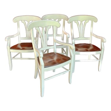 Nichols & Stone Country Manor Armchairs- Set of 4 