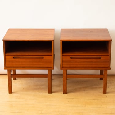 Nils Jonsson Teak Nightstands
