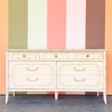 Thomasville Faux Bamboo Dresser