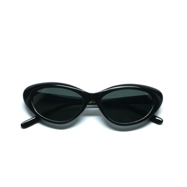 True Vintage 90s Black Triangle Deadstock Sunglasses 