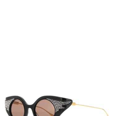Gucci Women Black Acetate Sunglasses