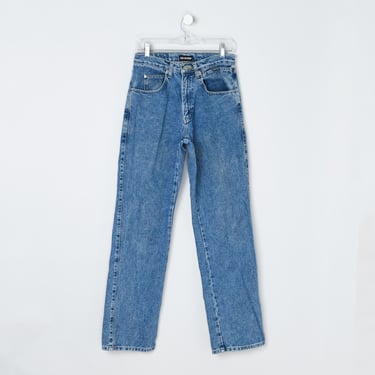 Vintage 90s Joe Boxer Straight Cut Classic Wash High Waist Jeans - tag size 29, measures 28