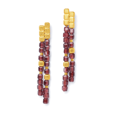 Bernd Wolf | Cusenia Garnet Earrings