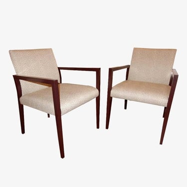 Midcentury American Made Armchairs by Gunlocke Co. Set of 2