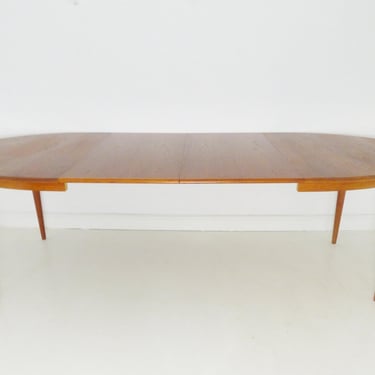 Vintage Danish Teak Extending Dining Table By Kai Kristiansen For Skovmand & Andersen Denmark 