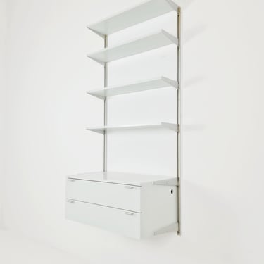 Modular George Nelson Wall Unit Bookcase, Herman Miller International collection 