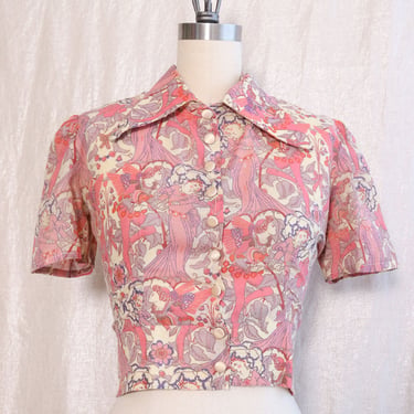 Middle Ages Novelty Crop Top XS/S