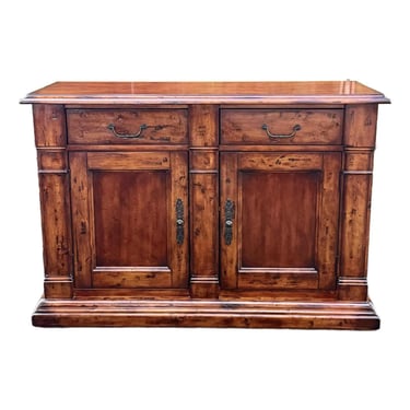 Rustic Country English 2 Door Sideboard Credenza 