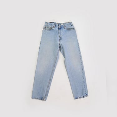 550 Levis | Vintage 90s light wash 550 Levis relaxed fit blue jeans USA W36 L32 