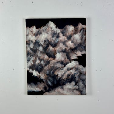 Clark Murray Oil on Canvas Abstract Sky Scene Painting, 3 of 5 