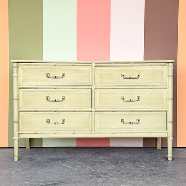 Henry Link Faux Bamboo Dresser