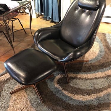 Rare Plycraft Lounge Chair with Ottoman- Mint Condition 