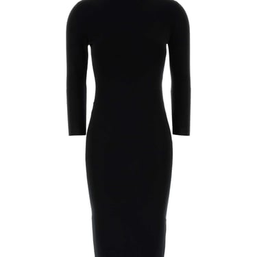 Gucci Women Black Wool Sweater Dress
