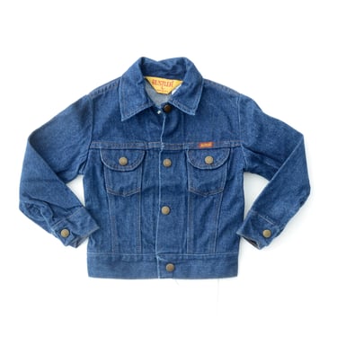 Vintage 70's KID Rustler Jean Jacket Sz L 