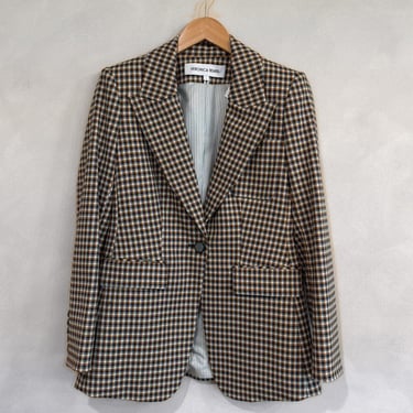 VERONICA BEARD, Plaid Houndstooth Blazer, 4