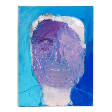 Original 1987 VIRGINIA Cohn PARKUM Portrait PAINTING 24x18