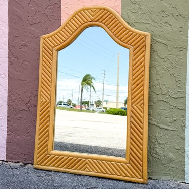 Island Chic Bamboo Mirror