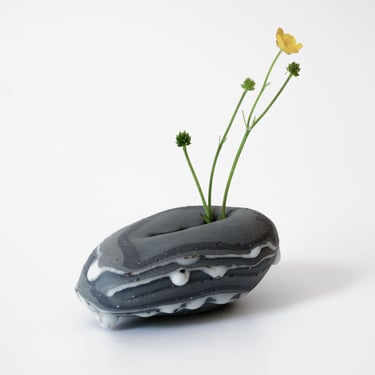 Nerikomi Ceramic Vase – Stone Form