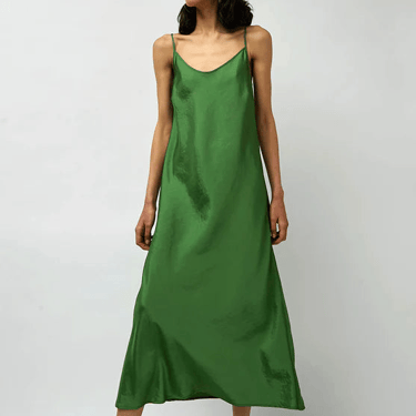 Elle Slip Dress in Grass - No. 6