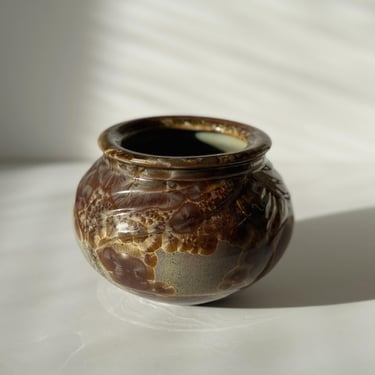 Vintage Flambeaux Pottery Planter Vase 