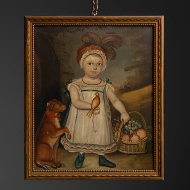 Oil Painting of Child