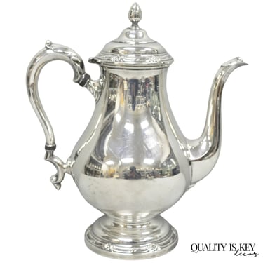 Vintage Rogers Bros. "Remembrance" Silver Plated Victorian Coffee Pot Teapot