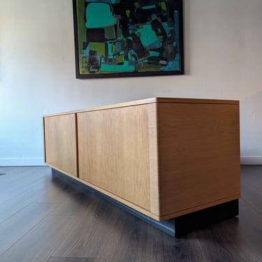 Niels Koefed Tambour Door Credenza for Hornslet Mobelfabrik