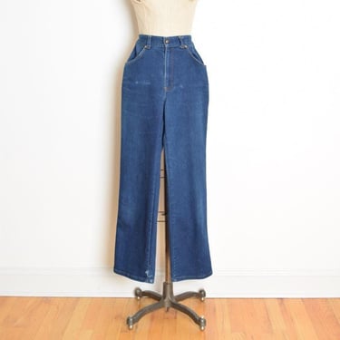 vintage 70s Levis jeans denim high elastic waist bootcut hippie medium wash S 