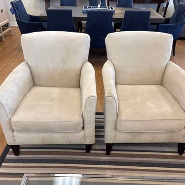 Pair of Pottery Barn 'Marcel' Arm Chairs