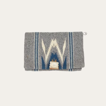 Chimayo Vintage 30s/40s Twin Peak woven envelope clutch 