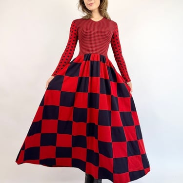 Rudy Gernreich Checkmate Baby Maxi Dress