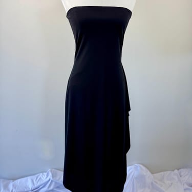 1980s Lillie Rubin Strapless Dress 