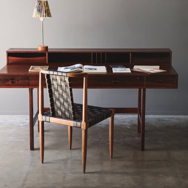 Peter Løvig Nielsen ‘Flip-Top’ Partners Desk in Rosewood Desk, 1970