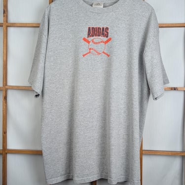 Vintage 2000 Adidas Baseball Logo Tee - Large 