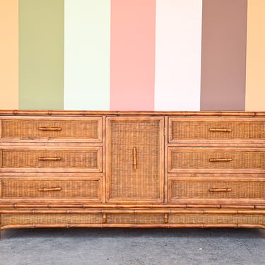 Island Style Faux Bamboo Dresser
