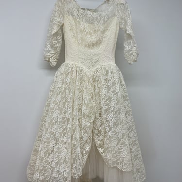 AV12985 1950S LACE TULLE