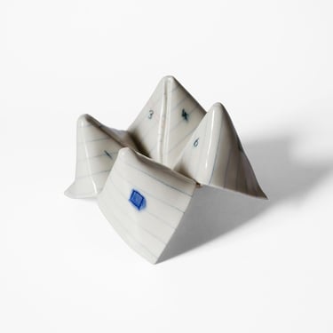 Nerikomi Notepad Origami Fortune Teller Sculpture