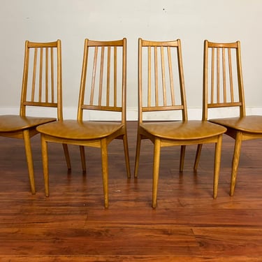 Farstrup Danish Oak Dining Chairs Set of 4