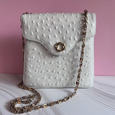 Vintage Ostrich Handbag 