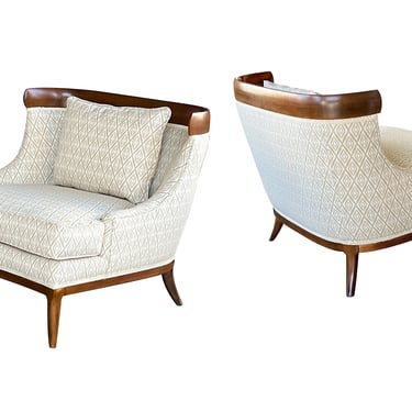 Pair Erwin Lambeth for Tomlinson Sophisticate Lounge Chairs