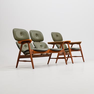 Relax Sofa Set by Marco Zanuso for Poltronova,1960s 