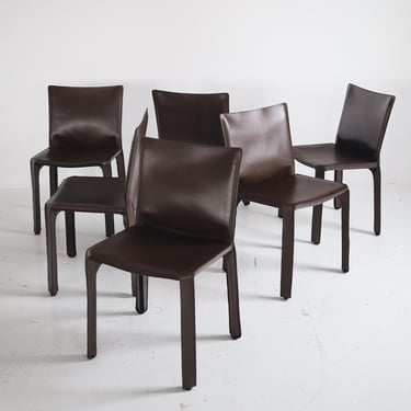 Mario Bellini “Cab” Dining Chairs, set of 6