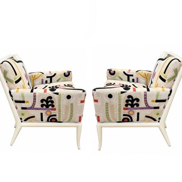 Pair T.H. Robsjohn-Gibbings for Widdicomb Lounge Chairs, 1950