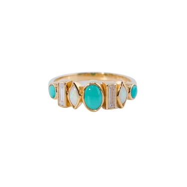 Turquoise Totem Wrap Ring