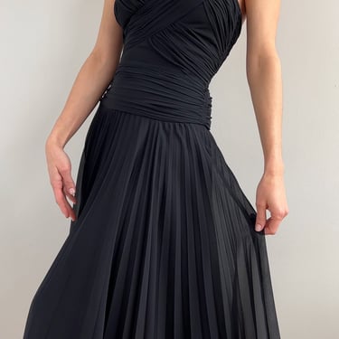 Vintage Sable Exposed Back Dress