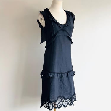 Vintage Rochas Olivier Theyskens dress Demi-couture lace 2006 