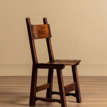 Set of 6 Oak & Iron Dining Chairs, France, 1960s