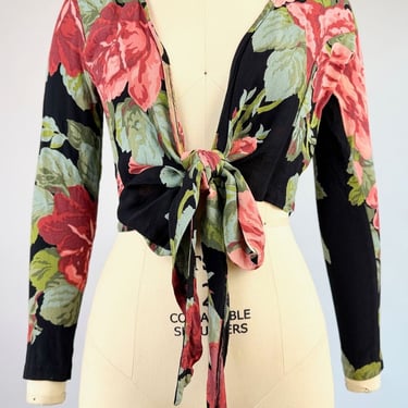 Betsey Johnson Tie Top