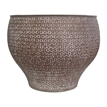 Large Studio Ceramic "Cheerio" Planter by David Cressey for Architectural Pottery